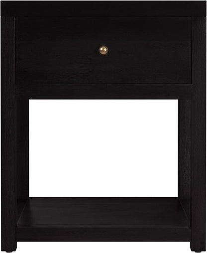 Butler Specialty Company Nora 21 in. W Wood 1 Drawer Small Nightstand with Shelf  - Coffee - 5945451 view 2