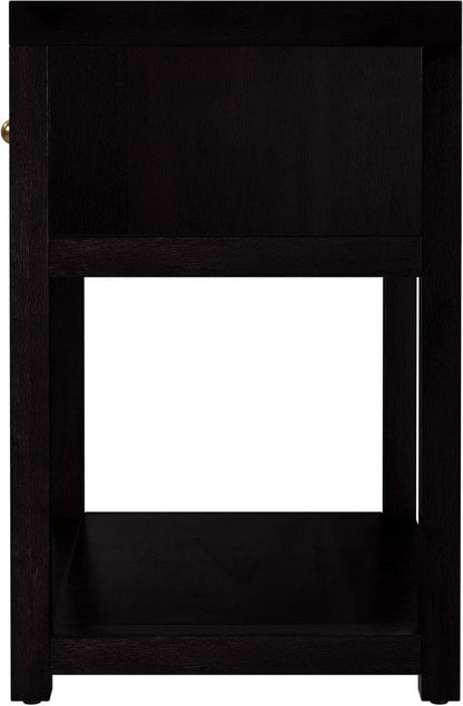 Butler Specialty Company Nora 21 in. W Wood 1 Drawer Small Nightstand with Shelf  - Coffee - 5945451 view 3