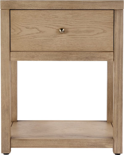 Butler Specialty Company Nora 21 in. W Wood 1 Drawer Small Nightstand with Shelf  - Light Brown - 5945492 view 2
