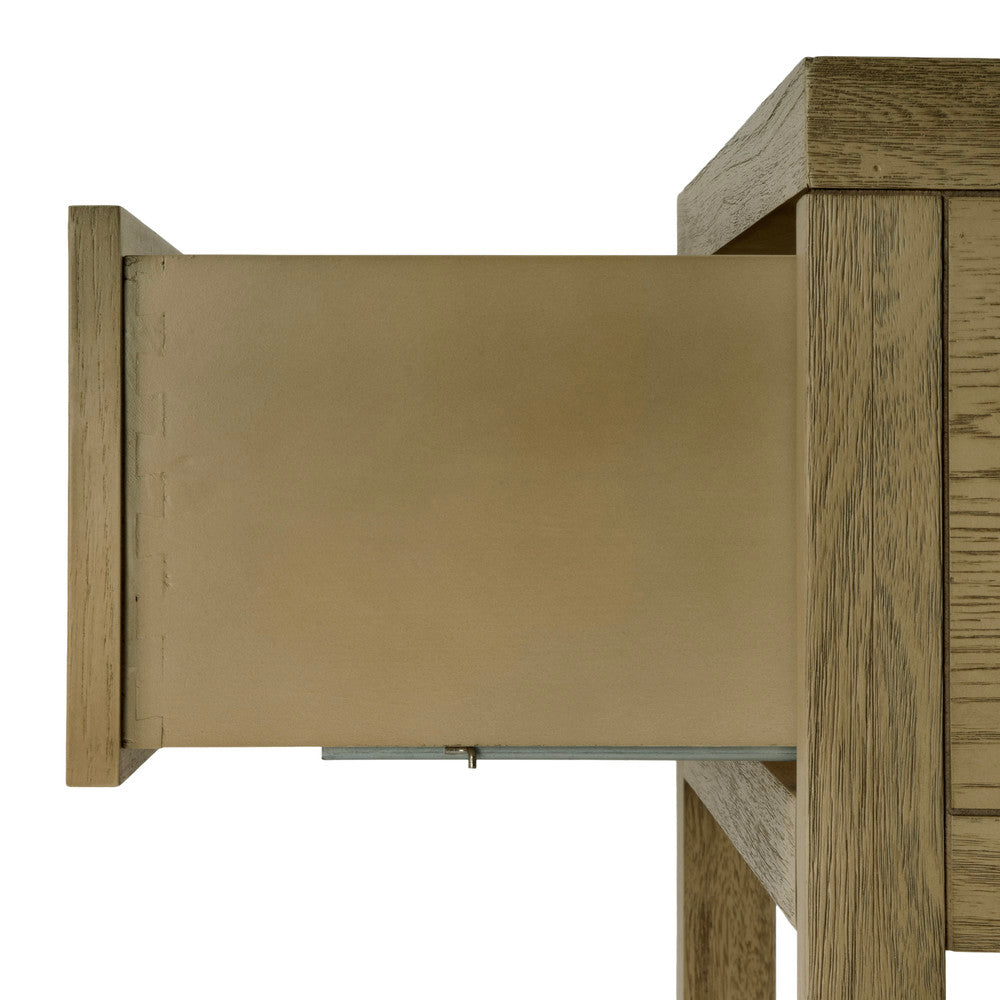 Butler Specialty Company Nora 21 in. W Wood 1 Drawer Small Nightstand with Shelf  - Light Brown - 5945492 view 4