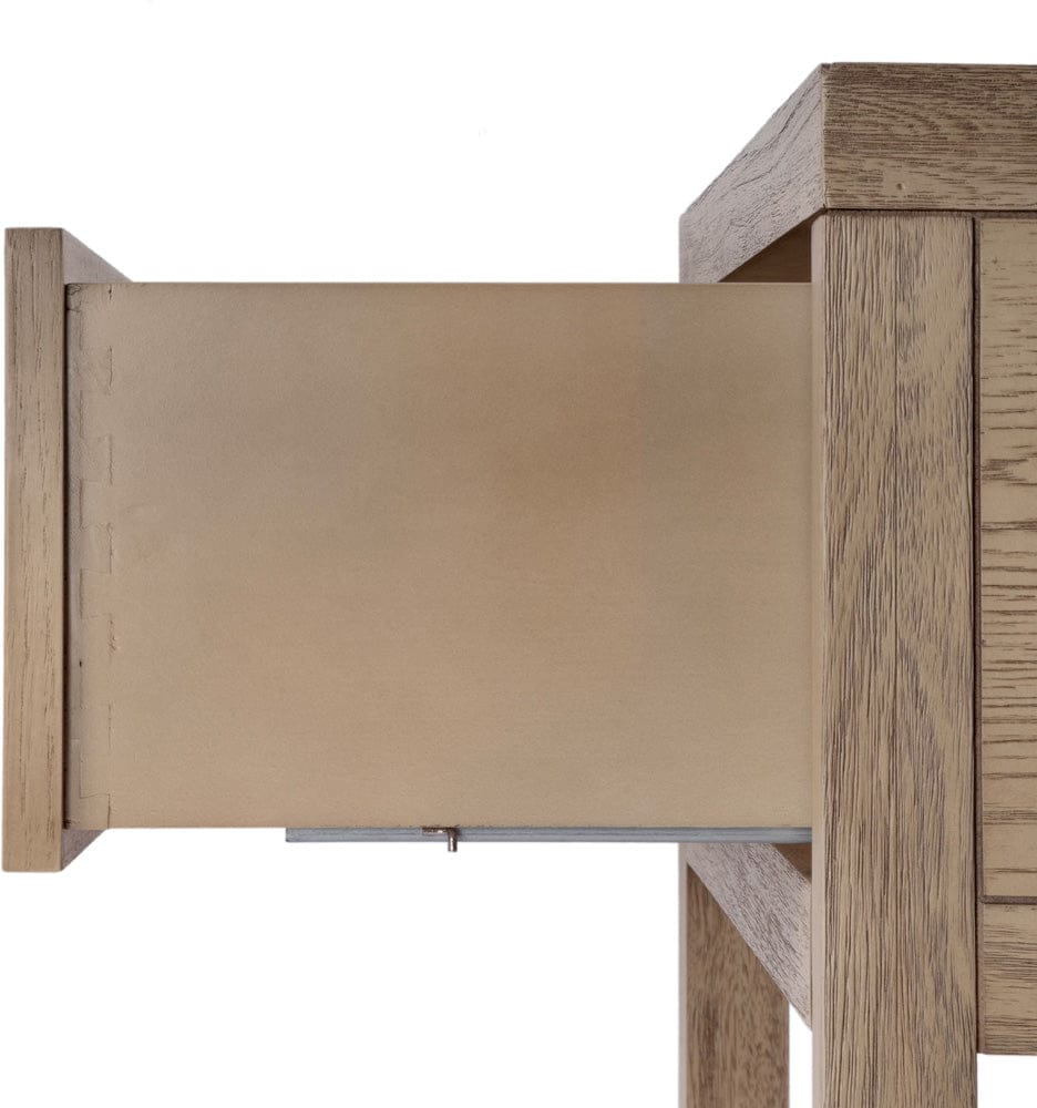 Butler Specialty Company Nora 21 in. W Wood 1 Drawer Small Nightstand with Shelf  - Light Brown - 5945492 view 5