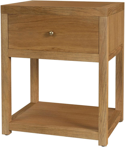 Butler Specialty Company Nora 21 in. W Wood 1 Drawer Small Nightstand with Shelf  - Natural - 5945452 view 1