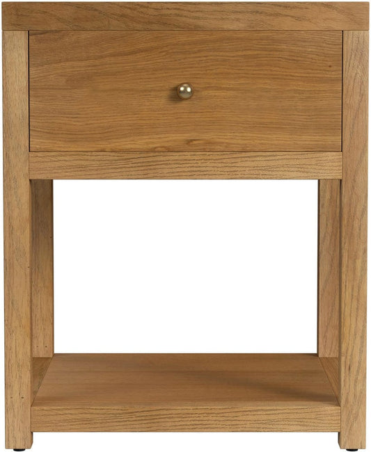 Butler Specialty Company Nora 21 in. W Wood 1 Drawer Small Nightstand with Shelf  - Natural - 5945452 view 2