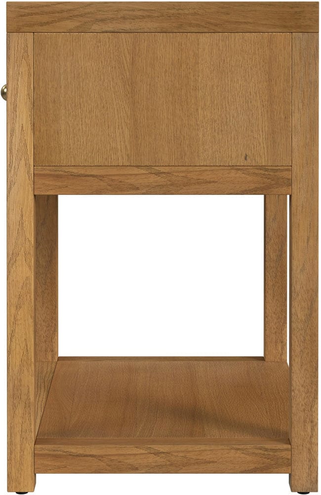 Butler Specialty Company Nora 21 in. W Wood 1 Drawer Small Nightstand with Shelf  - Natural - 5945452 view 3