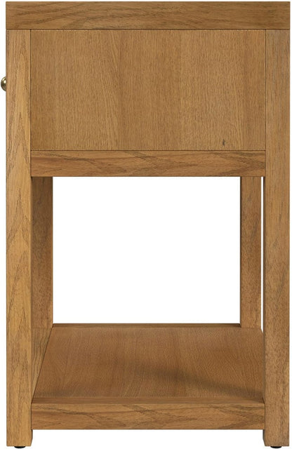 Butler Specialty Company Nora 21 in. W Wood 1 Drawer Small Nightstand with Shelf  - Natural - 5945452 view 3