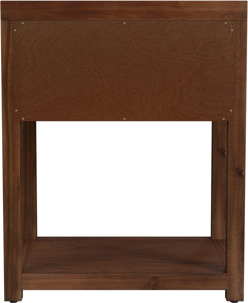 Butler Specialty Company - Nora 21 in. W Wood 1 Drawer Small Nightstand with Shelf  - Walnut - 5945489 view 5