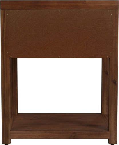 Butler Specialty Company - Nora 21 in. W Wood 1 Drawer Small Nightstand with Shelf  - Walnut - 5945489 view 5