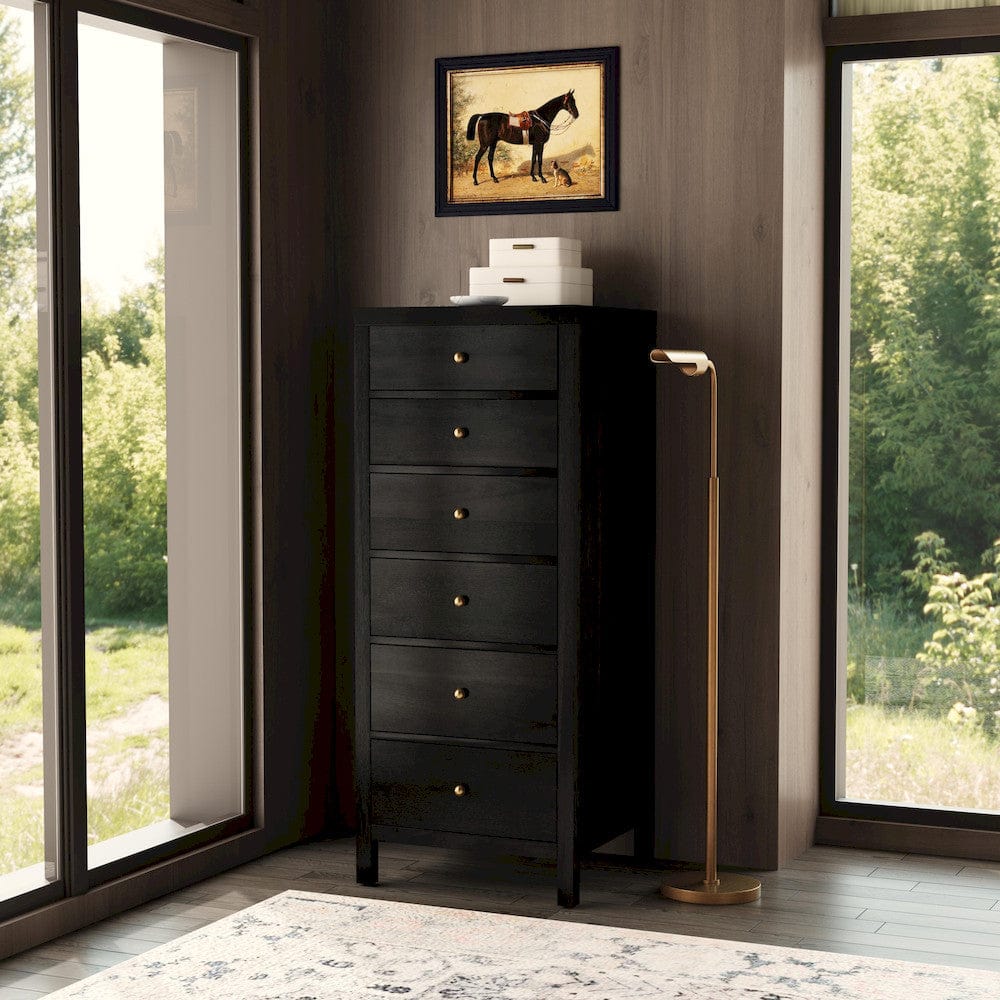 Butler Specialty Company - Nora 22 in. W Rectangular Wood 6 Drawer Lingerie Chest - Coffee - 5942451 view 8