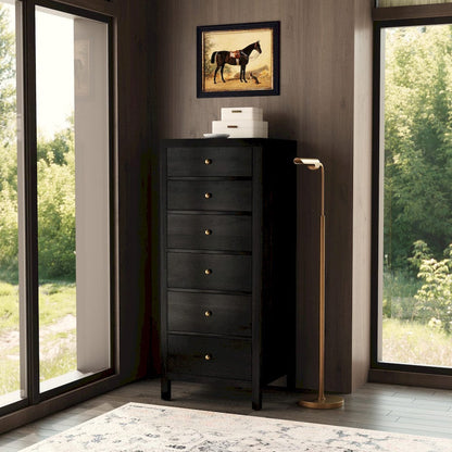 Butler Specialty Company - Nora 22 in. W Rectangular Wood 6 Drawer Lingerie Chest - Coffee - 5942451 view 8