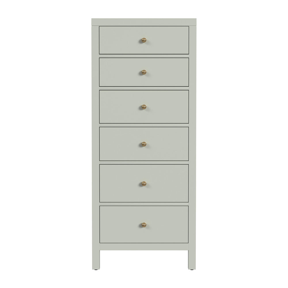 Butler Specialty Company - Nora 22 in. W Rectangular Wood 6 Drawer Lingerie Chest, Sage Green - 5942480 view 2