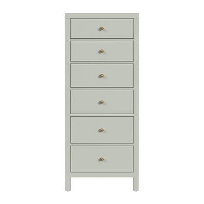 Butler Specialty Company - Nora 22 in. W Rectangular Wood 6 Drawer Lingerie Chest, Sage Green - 5942480 view 2