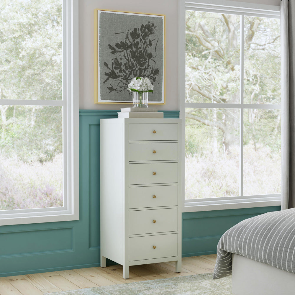 Butler Specialty Company - Nora 22 in. W Rectangular Wood 6 Drawer Lingerie Chest, Sage Green - 5942480 view 5