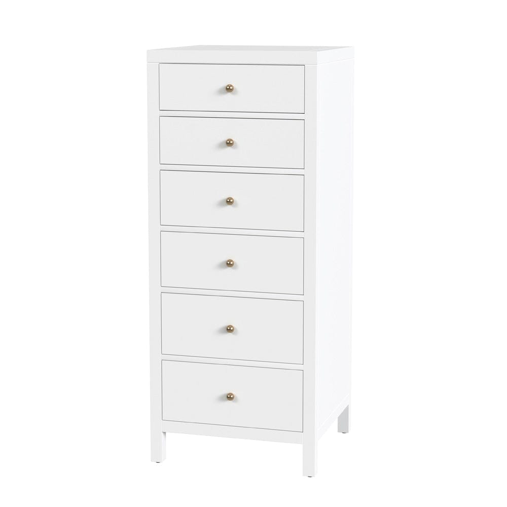 Butler Specialty Company - Nora 22 in. W Rectangular Wood 6 Drawer Lingerie Chest, Smooth White - 5942304 view 1