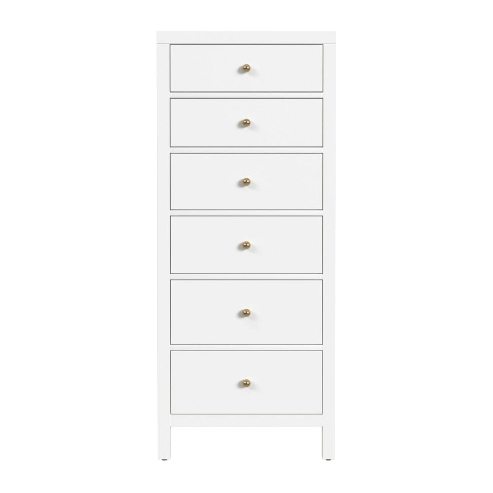 Butler Specialty Company - Nora 22 in. W Rectangular Wood 6 Drawer Lingerie Chest, Smooth White - 5942304 view 3