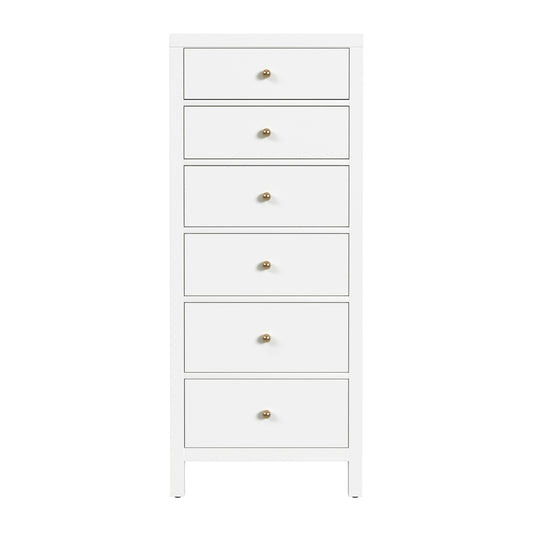 Butler Specialty Company - Nora 22 in. W Rectangular Wood 6 Drawer Lingerie Chest, Smooth White - 5942304 view 3