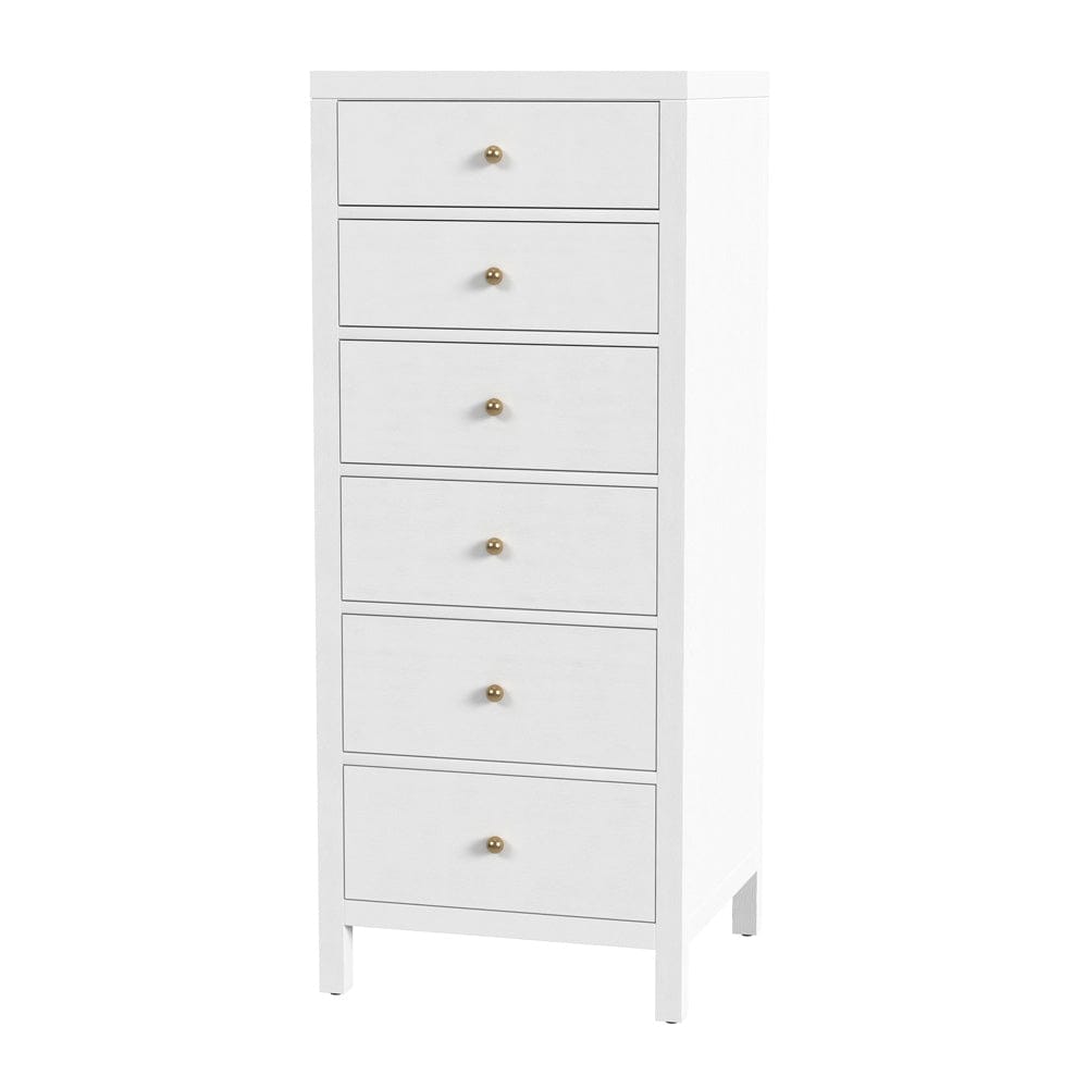 Butler Specialty Company - Nora 22 in. W Rectangular Wood 6 Drawer Lingerie Chest, White - 5942477 view 1