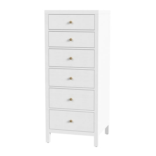 Butler Specialty Company - Nora 22 in. W Rectangular Wood 6 Drawer Lingerie Chest, White - 5942477 view 1