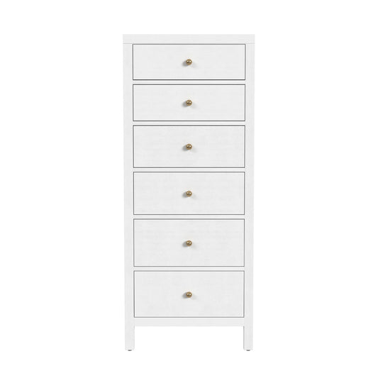 Butler Specialty Company - Nora 22 in. W Rectangular Wood 6 Drawer Lingerie Chest, White - 5942477 view 3