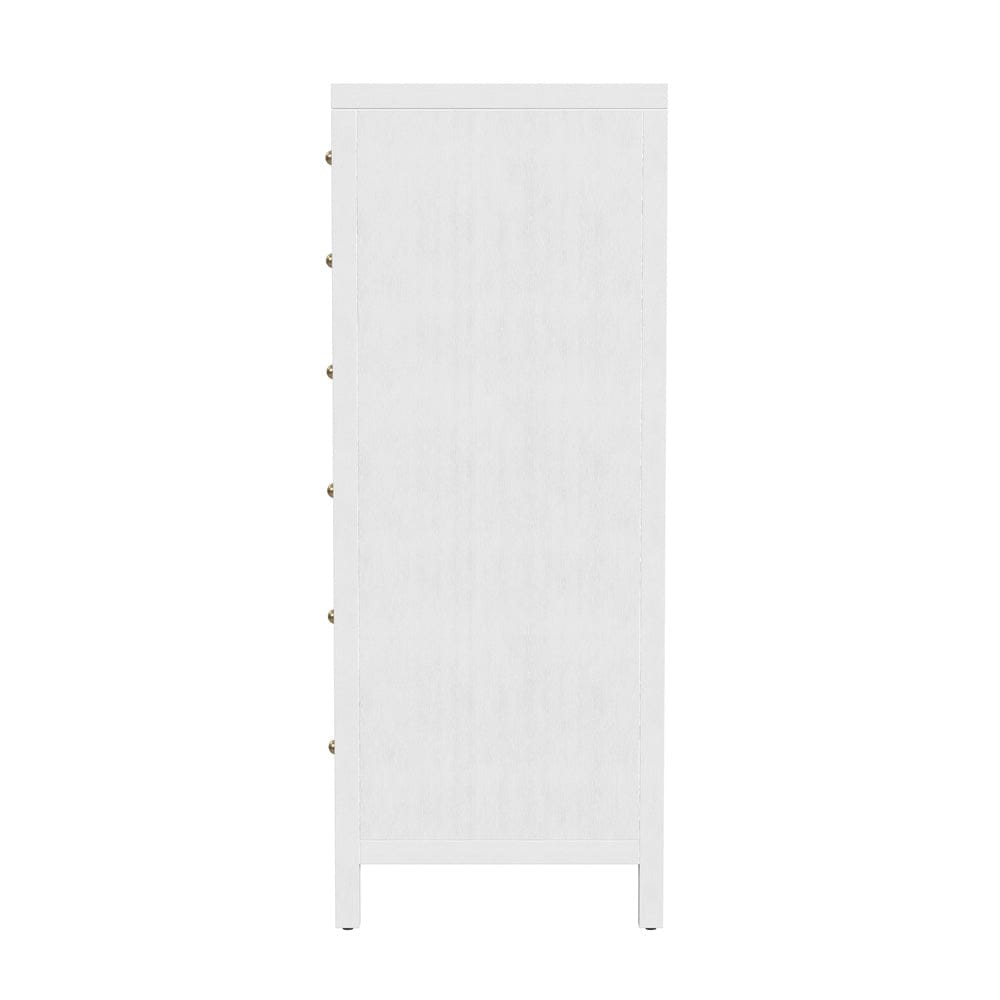 Butler Specialty Company - Nora 22 in. W Rectangular Wood 6 Drawer Lingerie Chest, White - 5942477 view 4