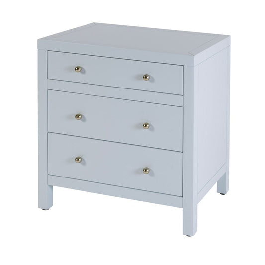 Butler Specialty Company - Nora 25 in. W Rectangular Wood 3 Drawer Nightstand, Light Blue - 5848522 view 1