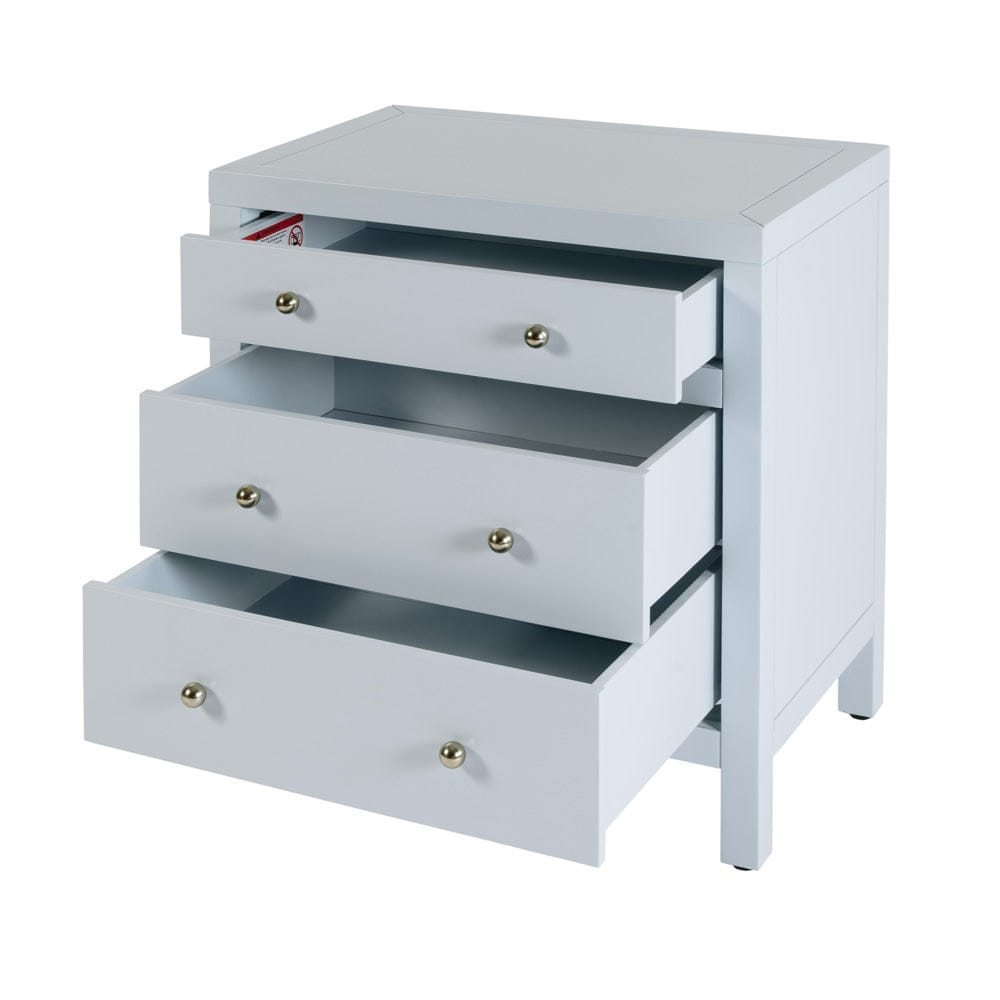 Butler Specialty Company - Nora 25 in. W Rectangular Wood 3 Drawer Nightstand, Light Blue - 5848522 view 3