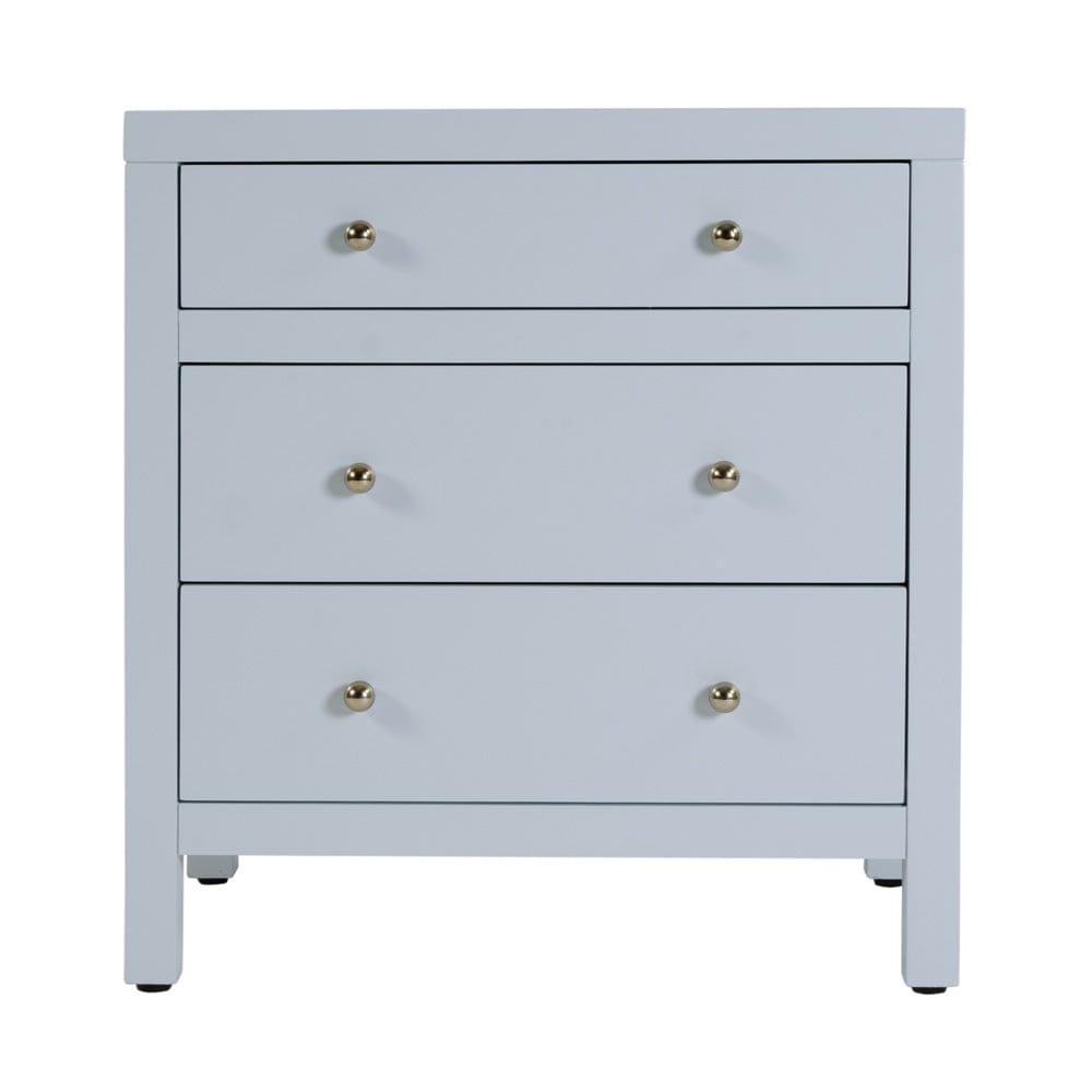 Butler Specialty Company - Nora 25 in. W Rectangular Wood 3 Drawer Nightstand, Light Blue - 5848522 view 4