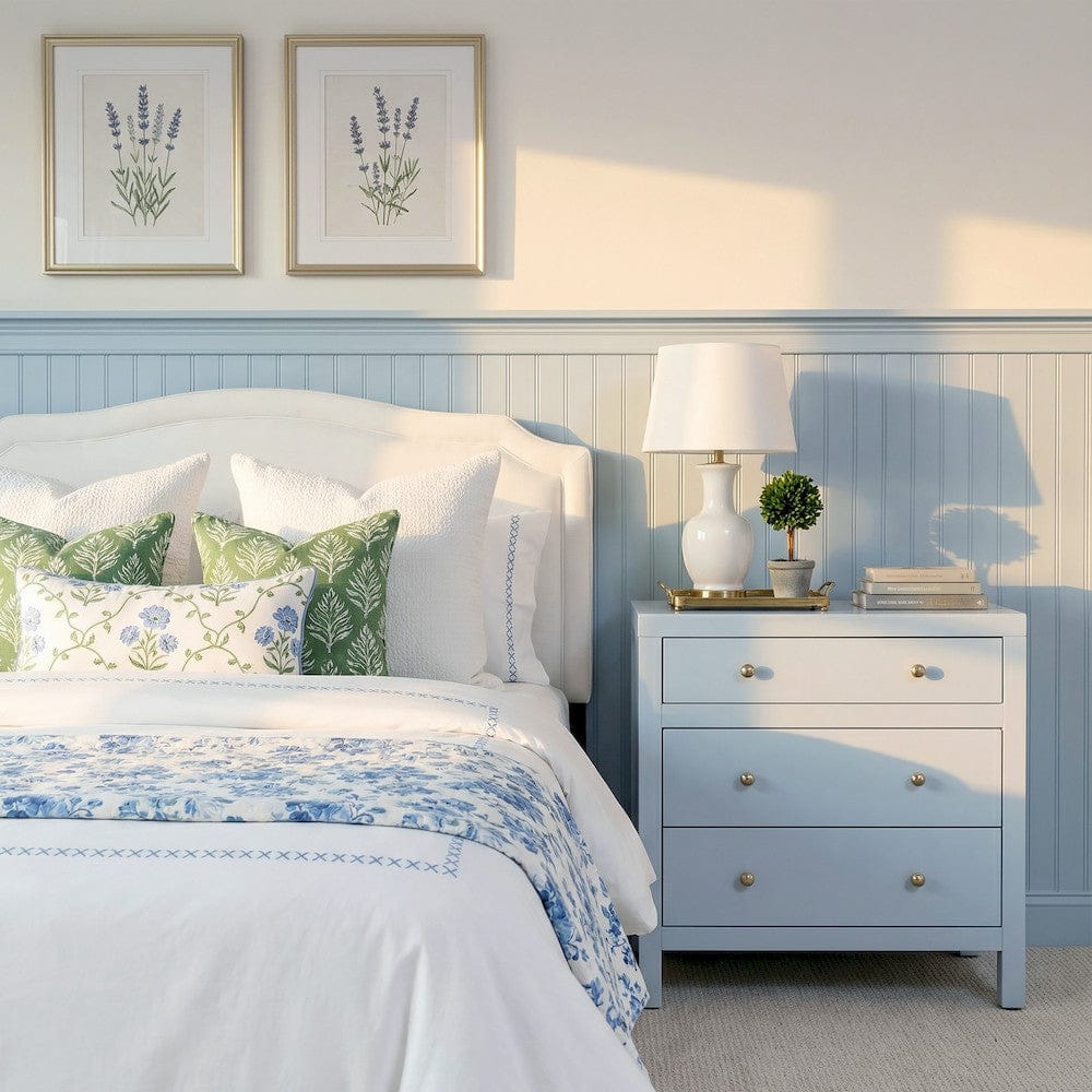 Butler Specialty Company - Nora 25 in. W Rectangular Wood 3 Drawer Nightstand, Light Blue - 5848522 view 5