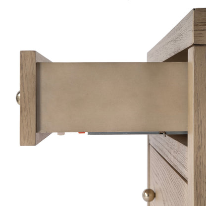 Butler Specialty Company - Nora 25 in. W Rectangular Wood 3 Drawer Nightstand, Light Brown - 5848492 view 6