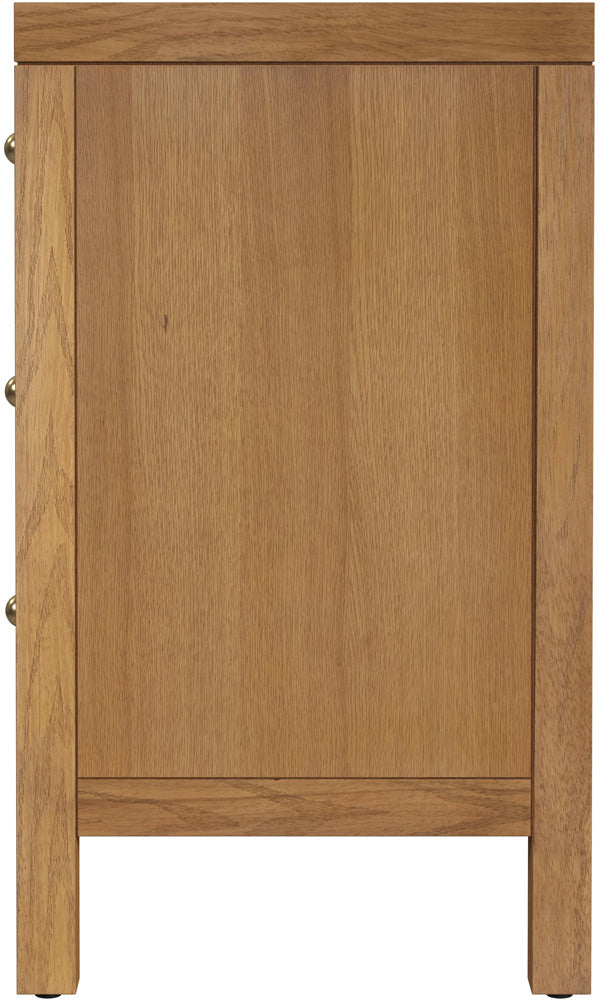 Butler Specialty Company Nora 25 in. W Rectangular Wood 3 Drawer Nightstand  - Natural - 5848452 view 3