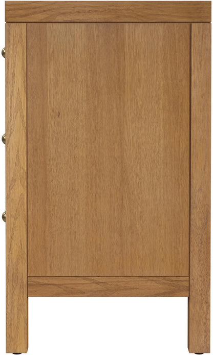 Butler Specialty Company Nora 25 in. W Rectangular Wood 3 Drawer Nightstand  - Natural - 5848452 view 3