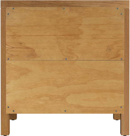 Butler Specialty Company Nora 25 in. W Rectangular Wood 3 Drawer Nightstand  - Natural - 5848452 view 4