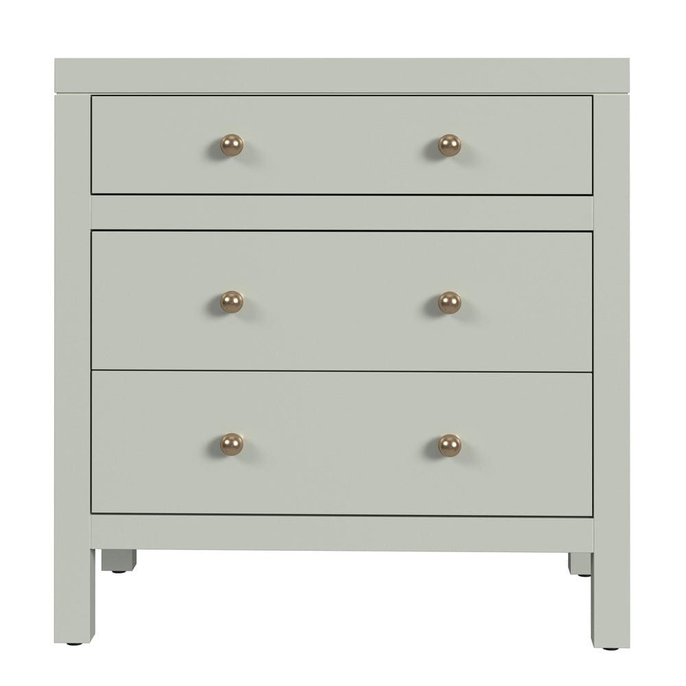 Butler Specialty Company - Nora 25 in. W Rectangular Wood 3 Drawer Nightstand, Sage Green - 5848480 view 3