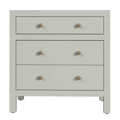 Butler Specialty Company - Nora 25 in. W Rectangular Wood 3 Drawer Nightstand, Sage Green - 5848480 view 3