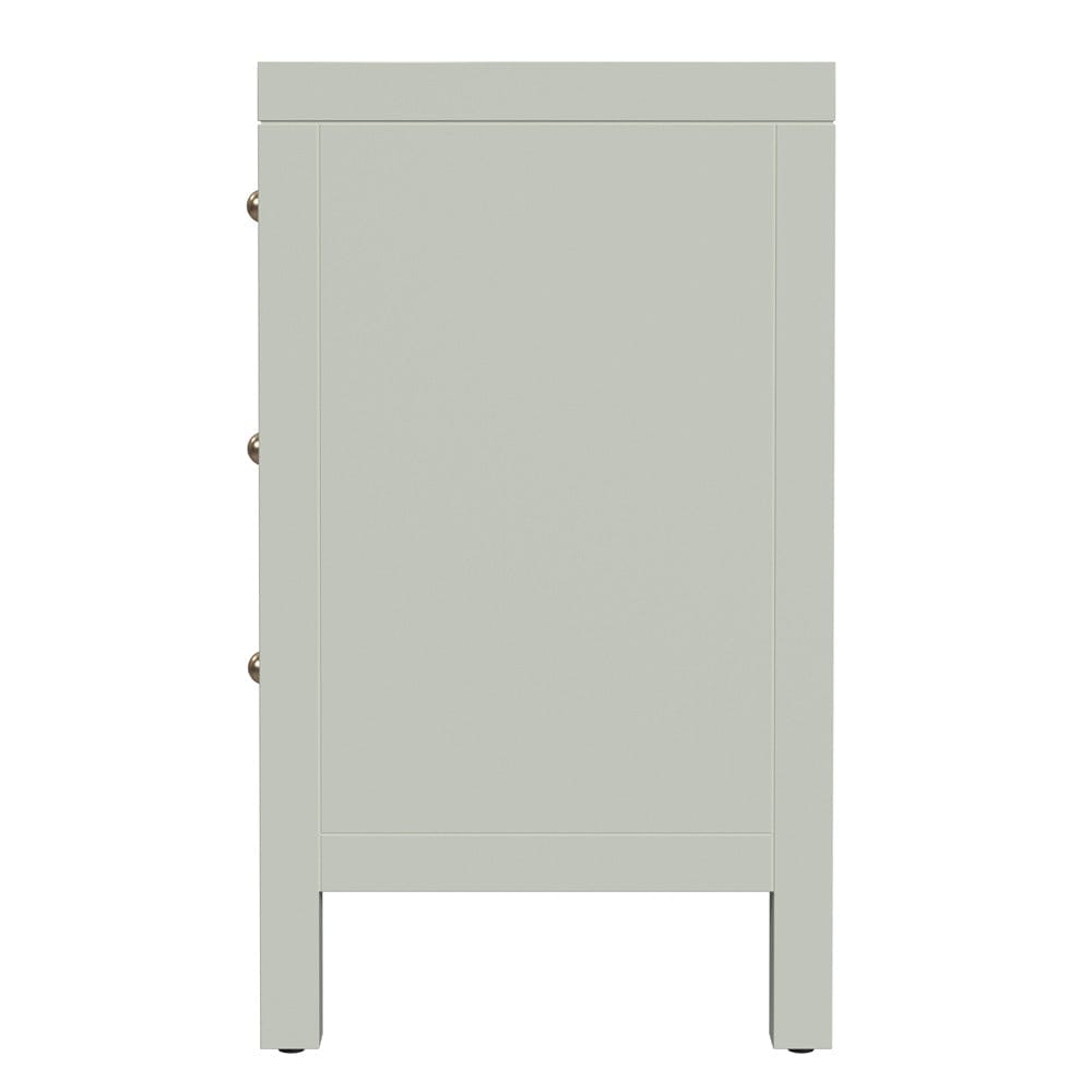 Butler Specialty Company - Nora 25 in. W Rectangular Wood 3 Drawer Nightstand, Sage Green - 5848480 view 4