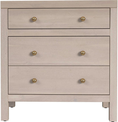 Butler Specialty Company Nora 25 in. W Rectangular Wood 3 Drawer Nightstand  - Taupe - 5848450 view 2