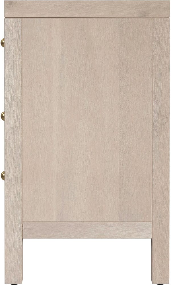 Butler Specialty Company Nora 25 in. W Rectangular Wood 3 Drawer Nightstand  - Taupe - 5848450 view 3