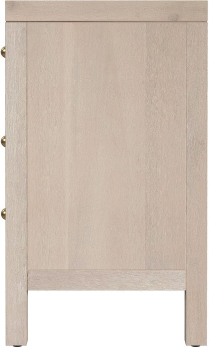 Butler Specialty Company Nora 25 in. W Rectangular Wood 3 Drawer Nightstand  - Taupe - 5848450 view 3