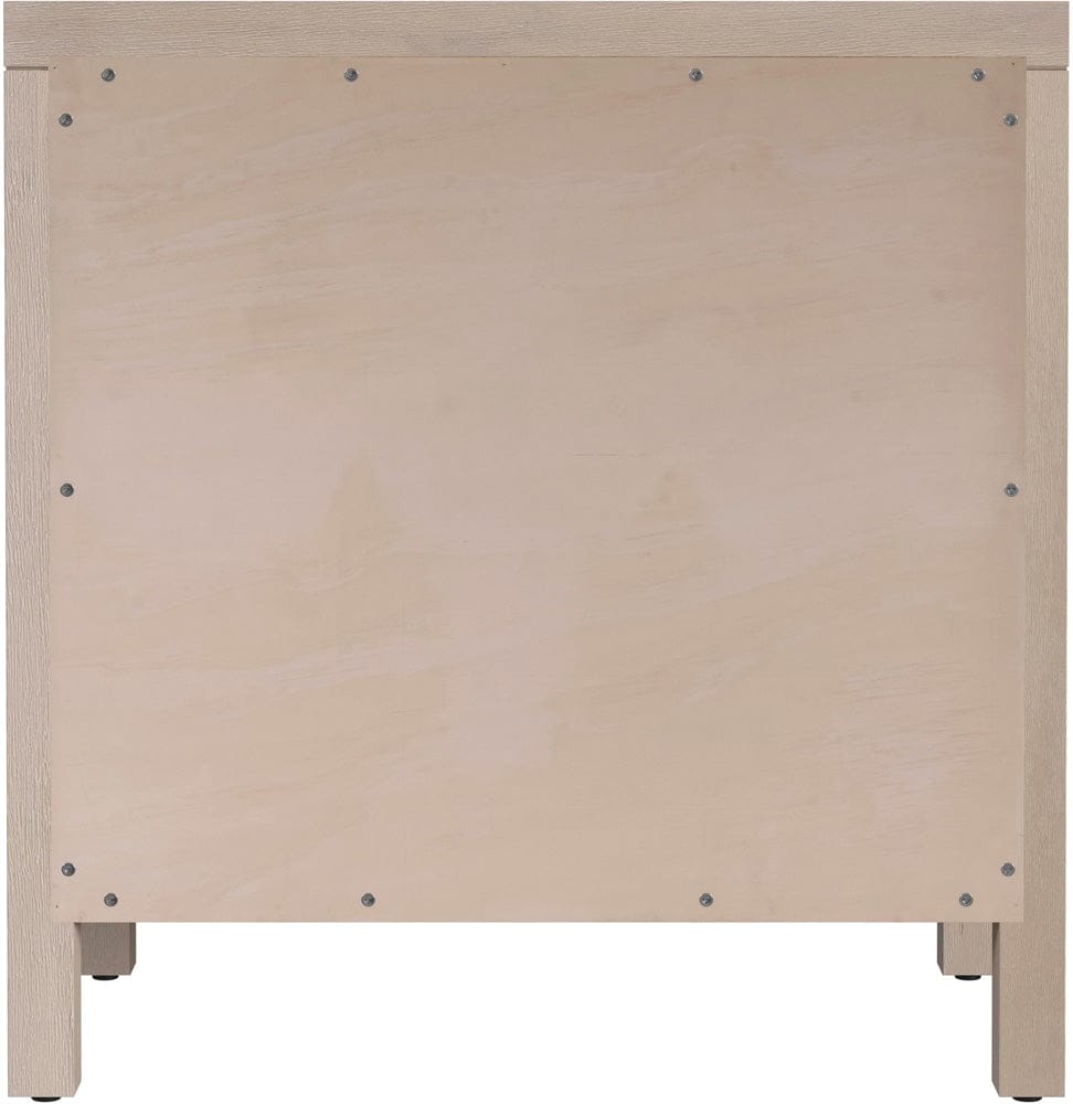 Butler Specialty Company Nora 25 in. W Rectangular Wood 3 Drawer Nightstand  - Taupe - 5848450 view 4