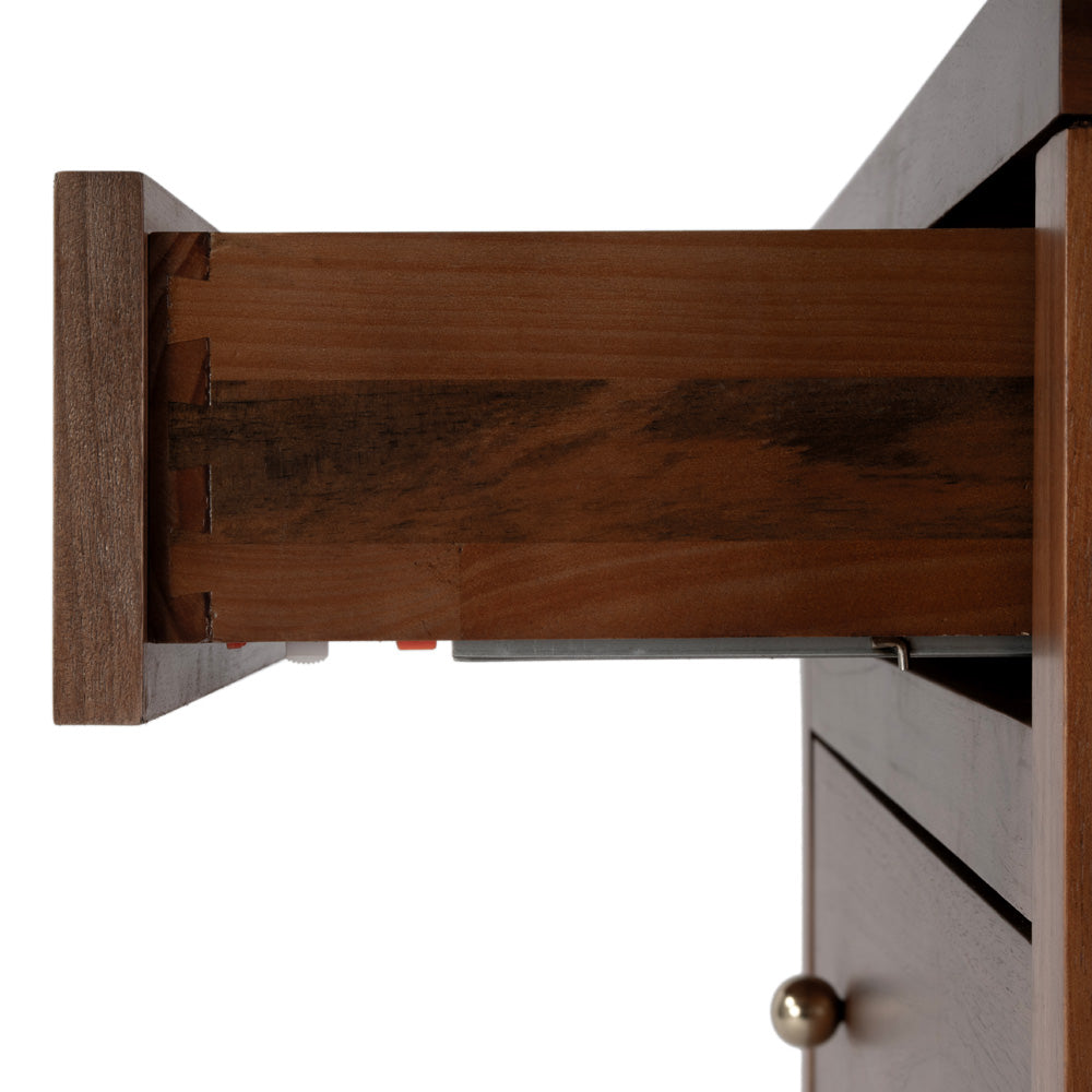 Butler Specialty Company - Nora 25 in. W Rectangular Wood 3 Drawer Nightstand, Walnut - 5848489 view 6