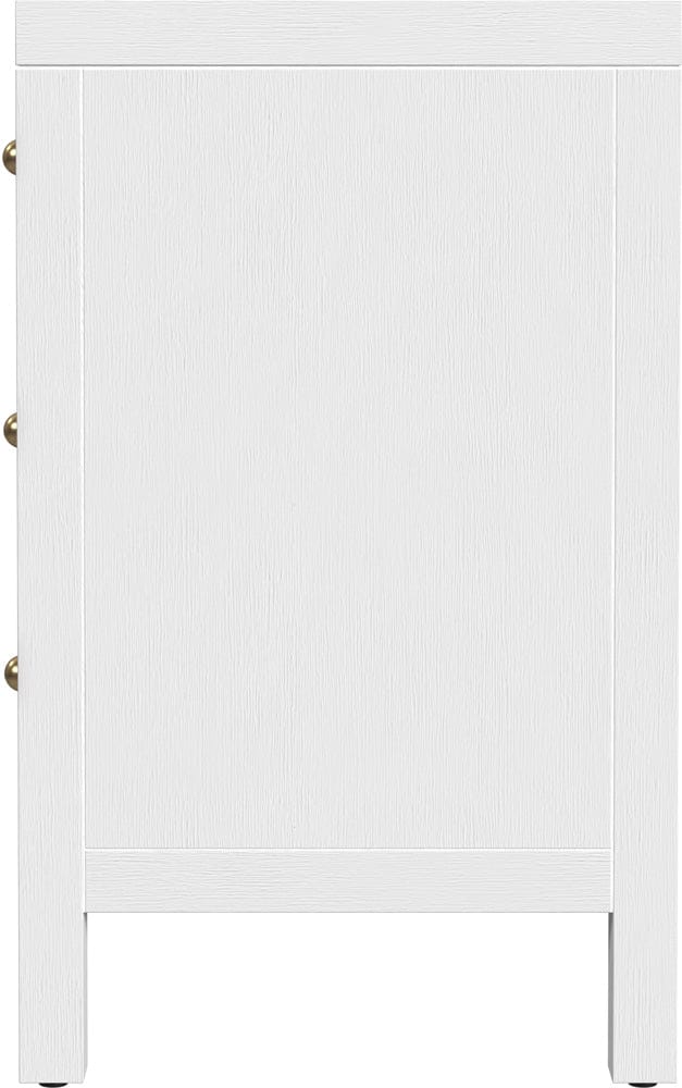 Butler Specialty Company Nora 25 in. W Rectangular Wood 3 Drawer Nightstand  - White - 5848477 view 3