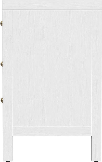 Butler Specialty Company Nora 25 in. W Rectangular Wood 3 Drawer Nightstand  - White - 5848477 view 3