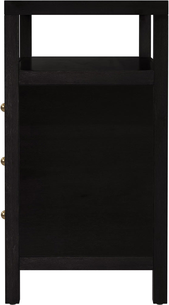 Butler Specialty Company Nora 27 in. W Wood 3 Drawer Tall Nightstand with Shelf  - Coffee - 5941451 view 3