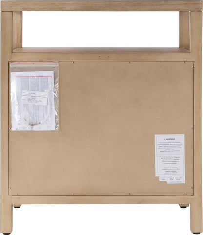 Butler Specialty Company Nora 27 in. W Wood 3 Drawer Tall Nightstand with Shelf  - Light Brown - 5941492 view 5