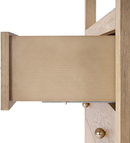 Butler Specialty Company Nora 27 in. W Wood 3 Drawer Tall Nightstand with Shelf  - Light Brown - 5941492 view 7