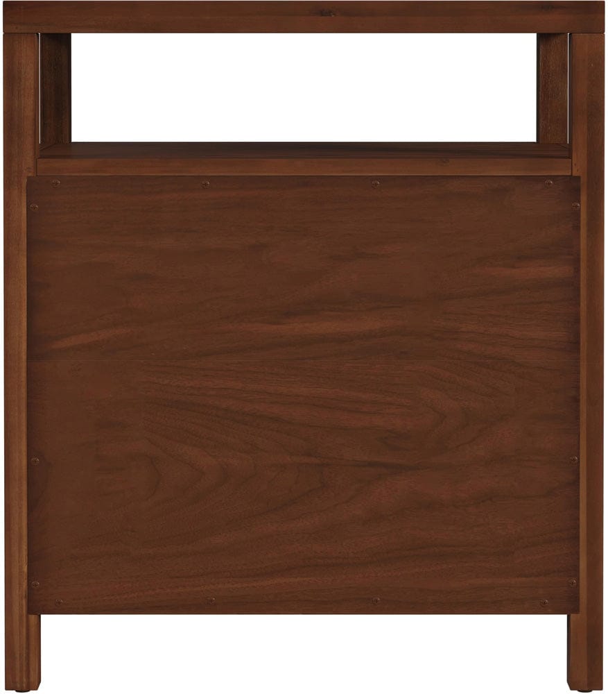 Butler Specialty Company Nora 27 in. W Wood 3 Drawer Tall Nightstand with Shelf  - Medium Brown - 5941489 view 3