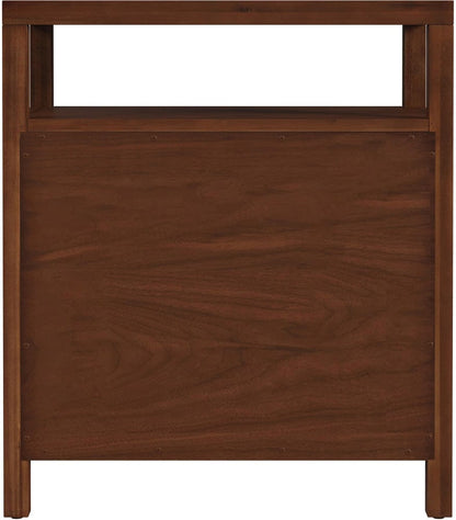 Butler Specialty Company Nora 27 in. W Wood 3 Drawer Tall Nightstand with Shelf  - Medium Brown - 5941489 view 3