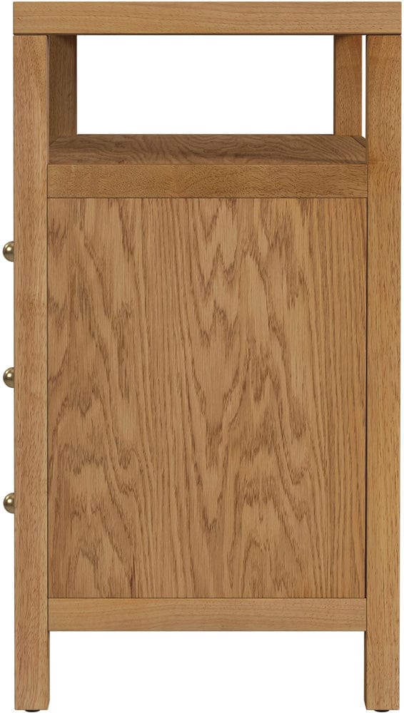 Butler Specialty Company Nora 27 in. W Wood 3 Drawer Tall Nightstand with Shelf  - Natural - 5941452 view 3