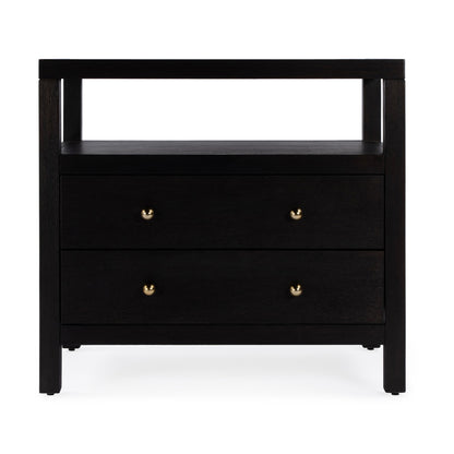 Butler Specialty Company - Nora 28 in. W 2 Drawer Wood Nightstand, Coffee - 5732451