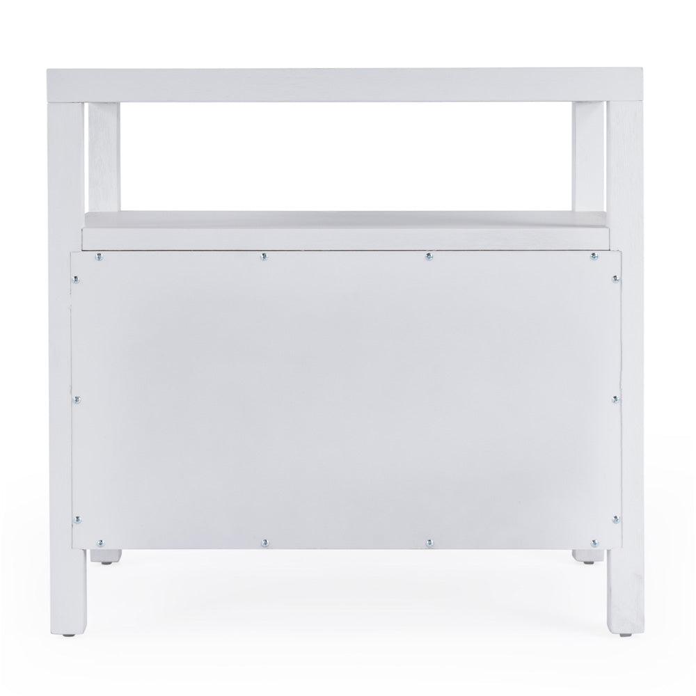 Butler Specialty Company - Nora 28 in. W 2 Drawer Wood Nightstand, White - 5732477