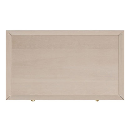 Butler Specialty Company - Nora 30 in. W Rectangular Wood 1 Drawer Wide Nightstand w Lower Open Shelf, Taupe - 5943450 View 4